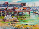 Fisherman's Wharf,plein air, 11x14