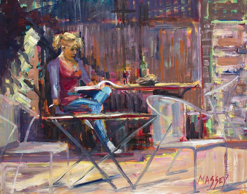 Working Girl, 11" x 14", oil on canvas