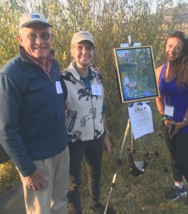 With Happy new collectors at the Steamboat Art Museum's 2020 Plein Air